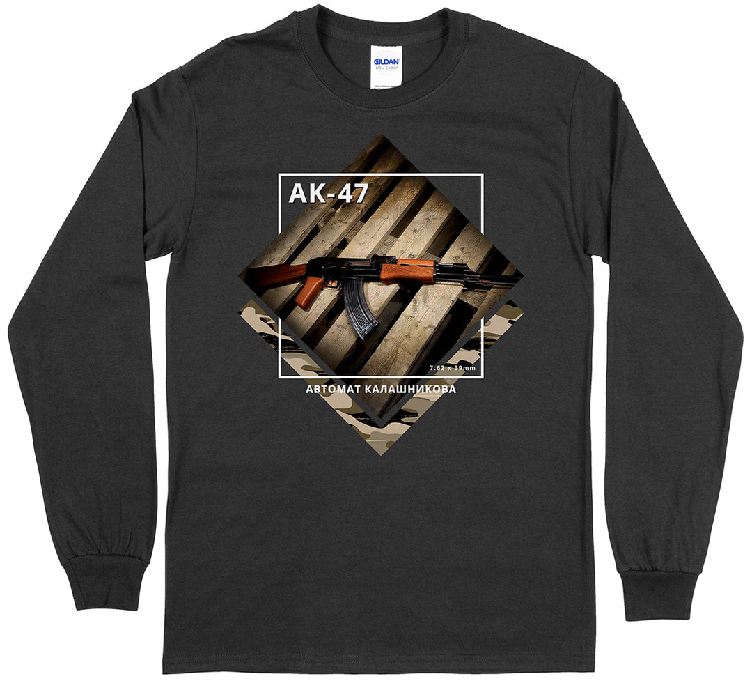 AK-47 Men Long Sleeve T-Shirt
