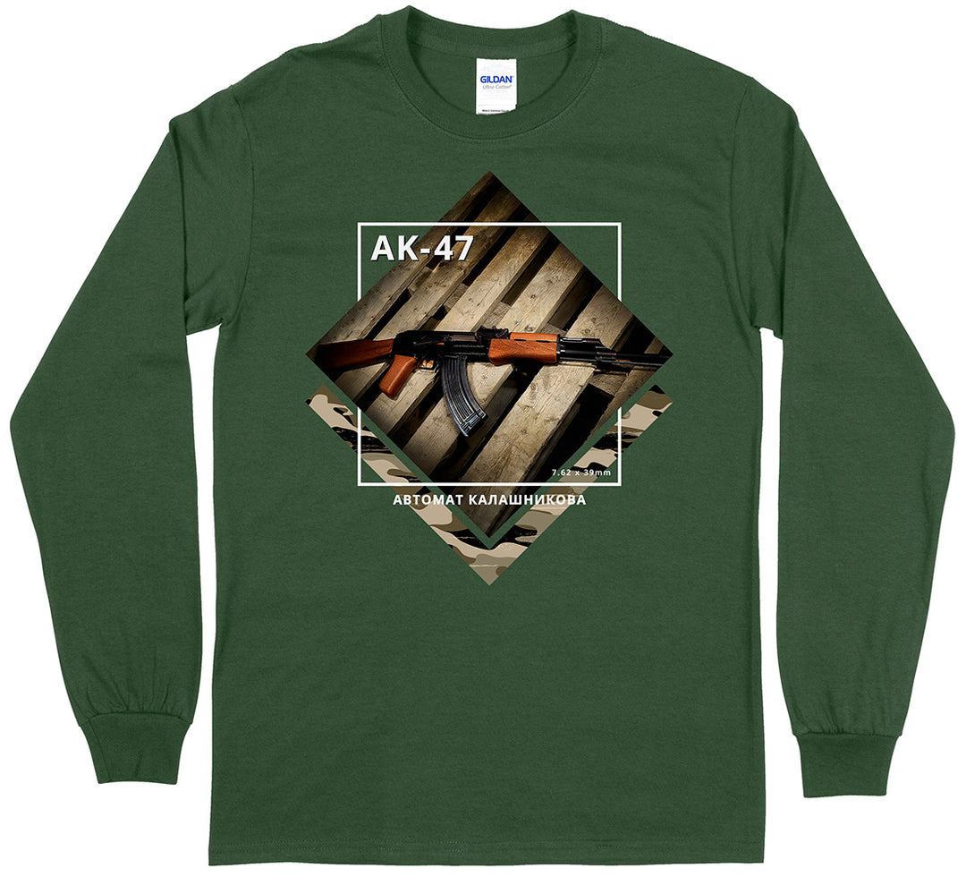 AK-47 Men Long Sleeve T-Shirt