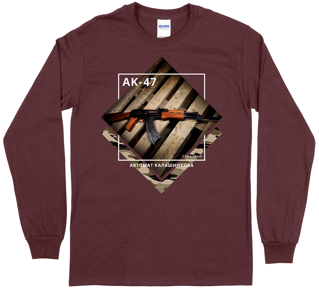 AK-47 Men Long Sleeve T-Shirt