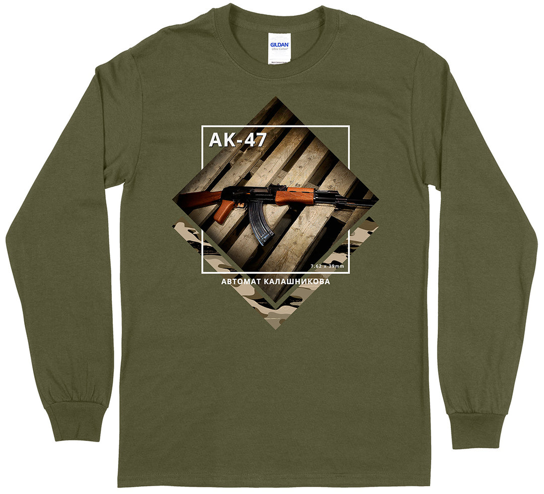 AK-47 Men Long Sleeve T-Shirt