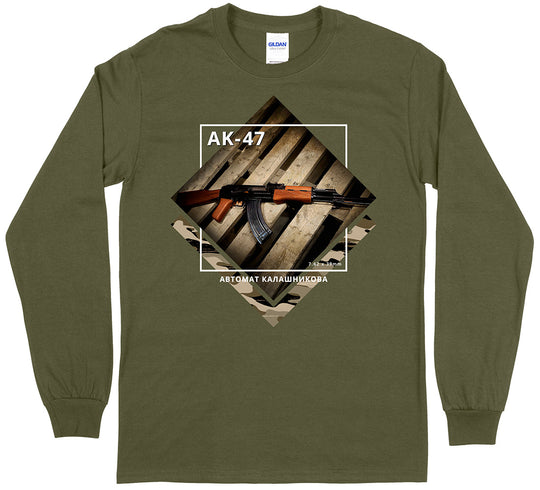 AK-47 Men Long Sleeve T-Shirt