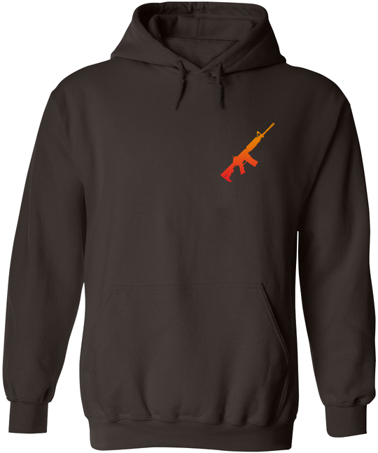 AR-15 Silhouette Men's Hoodie