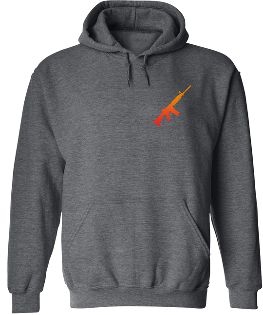 AR-15 Silhouette Men's Hoodie