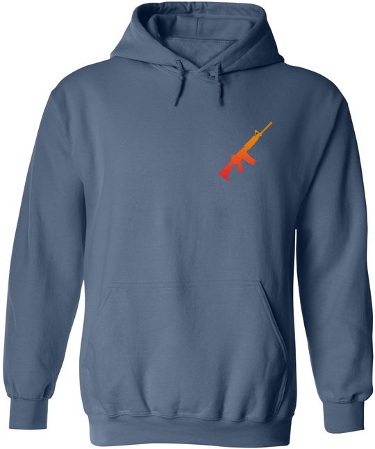 AR-15 Silhouette Men's Hoodie