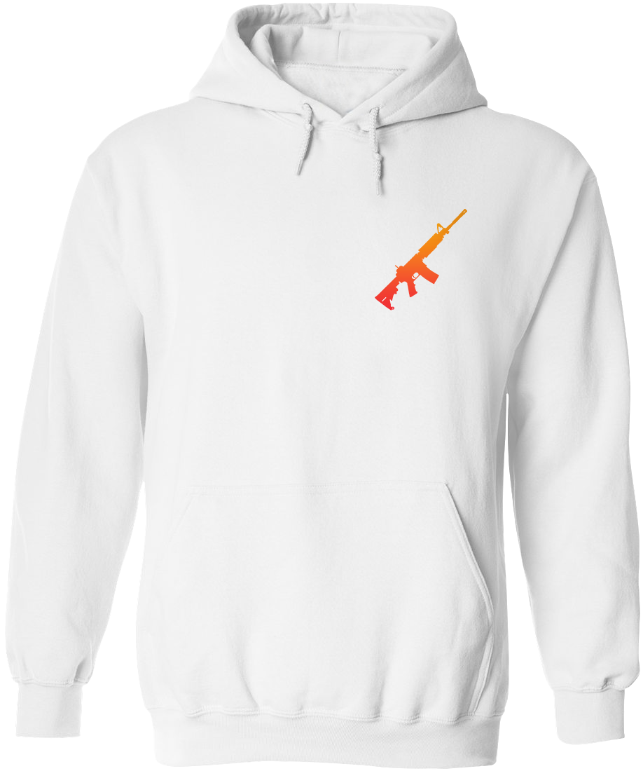 AR-15 Silhouette Men's Hoodie