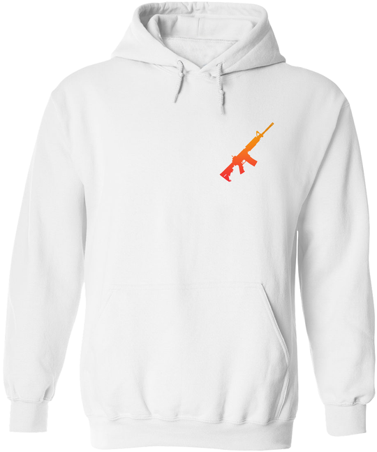 AR-15 Silhouette Men's Hoodie