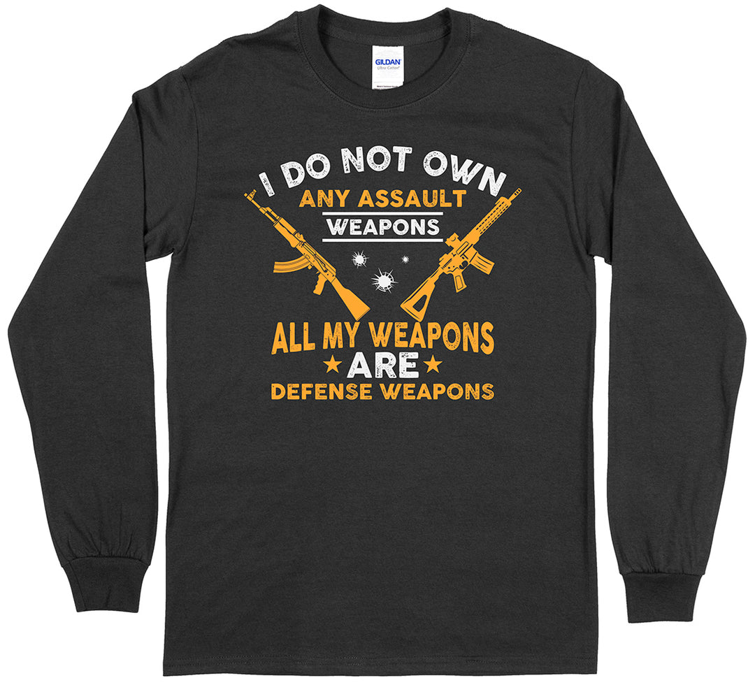 I Do Not Own Any Assault Weapons... Men Long Sleeve T-Shirt