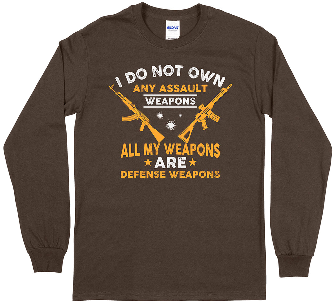I Do Not Own Any Assault Weapons... Men Long Sleeve T-Shirt