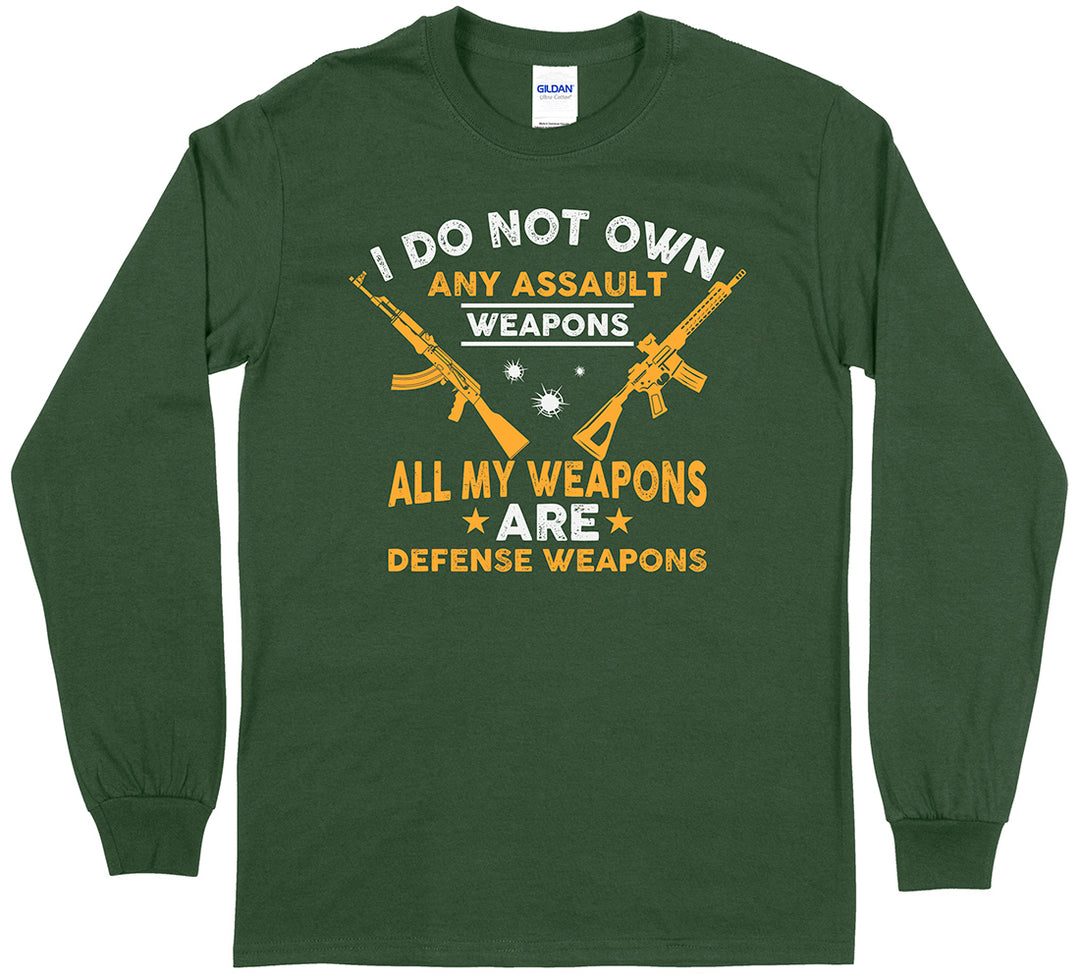 I Do Not Own Any Assault Weapons... Men Long Sleeve T-Shirt