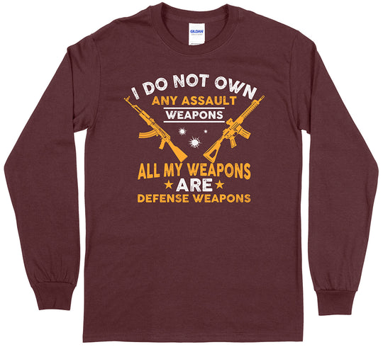 I Do Not Own Any Assault Weapons... Men Long Sleeve T-Shirt