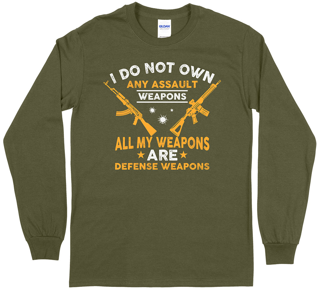 I Do Not Own Any Assault Weapons... Men Long Sleeve T-Shirt
