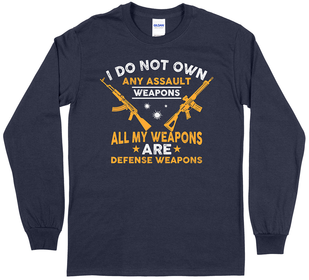 I Do Not Own Any Assault Weapons... Men Long Sleeve T-Shirt