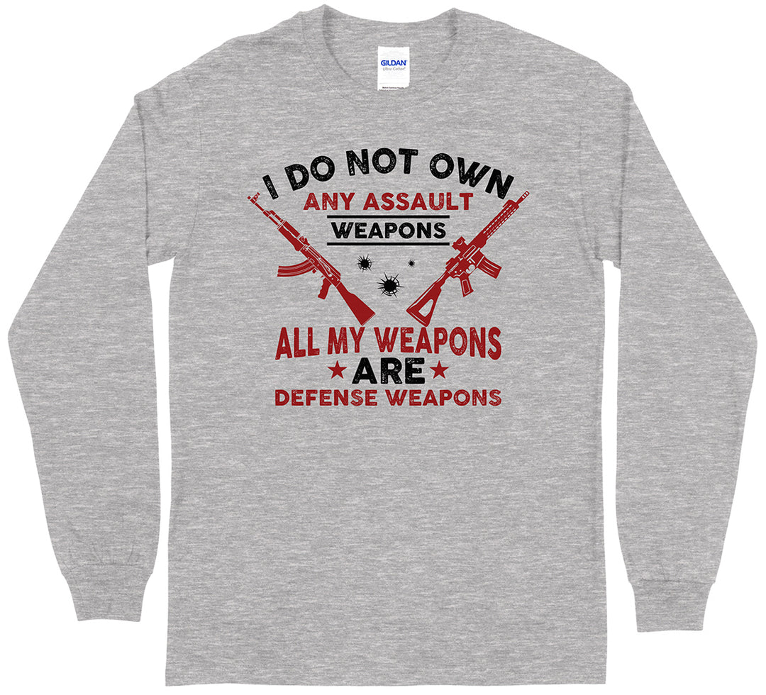 I Do Not Own Any Assault Weapons... Men Long Sleeve T-Shirt