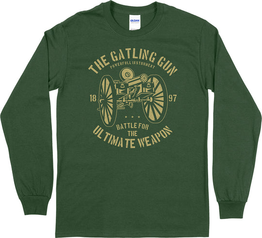 The Gatling Gun...  Long Sleeve T-Shirt