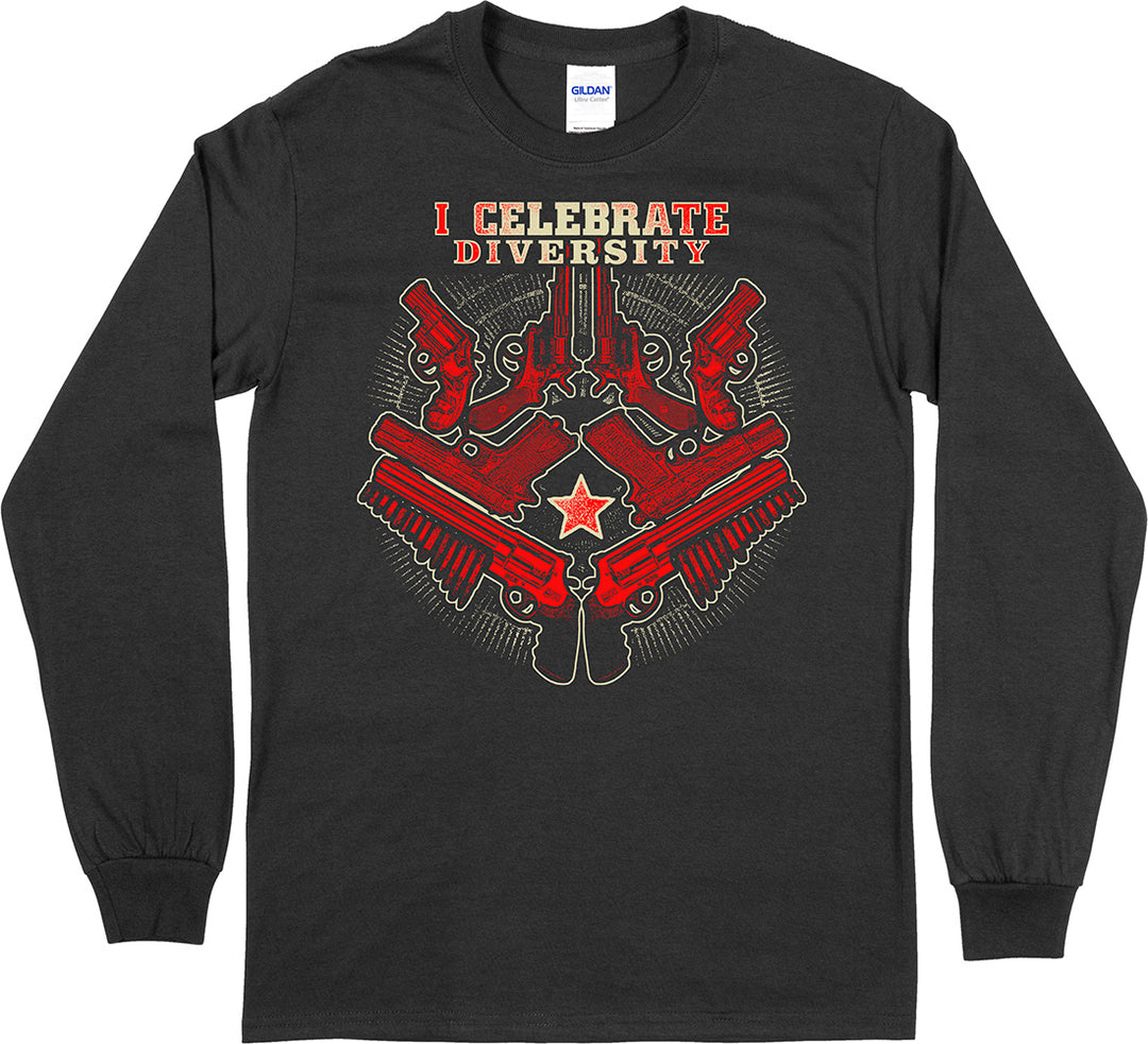 I Celebrate Diversity Long Sleeve T-Shirt