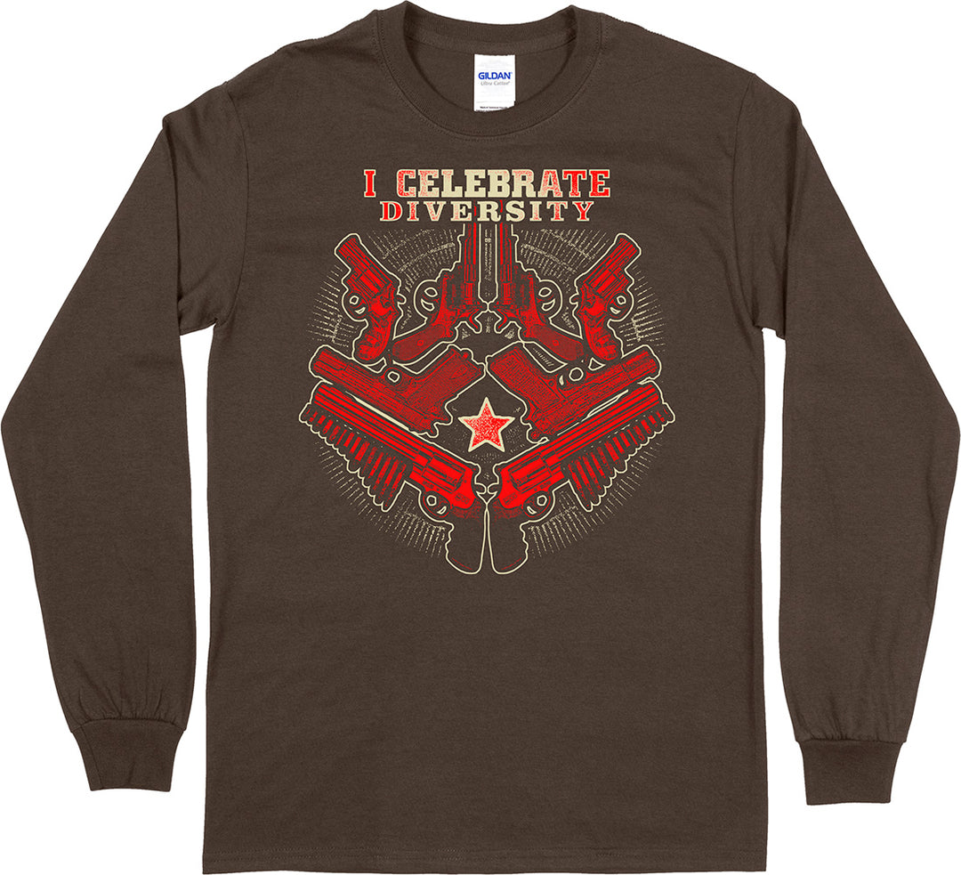 I Celebrate Diversity Long Sleeve T-Shirt