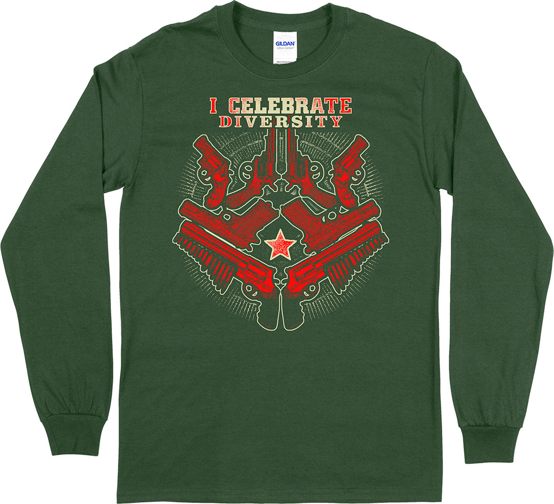 I Celebrate Diversity Long Sleeve T-Shirt