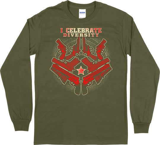 I Celebrate Diversity Long Sleeve T-Shirt