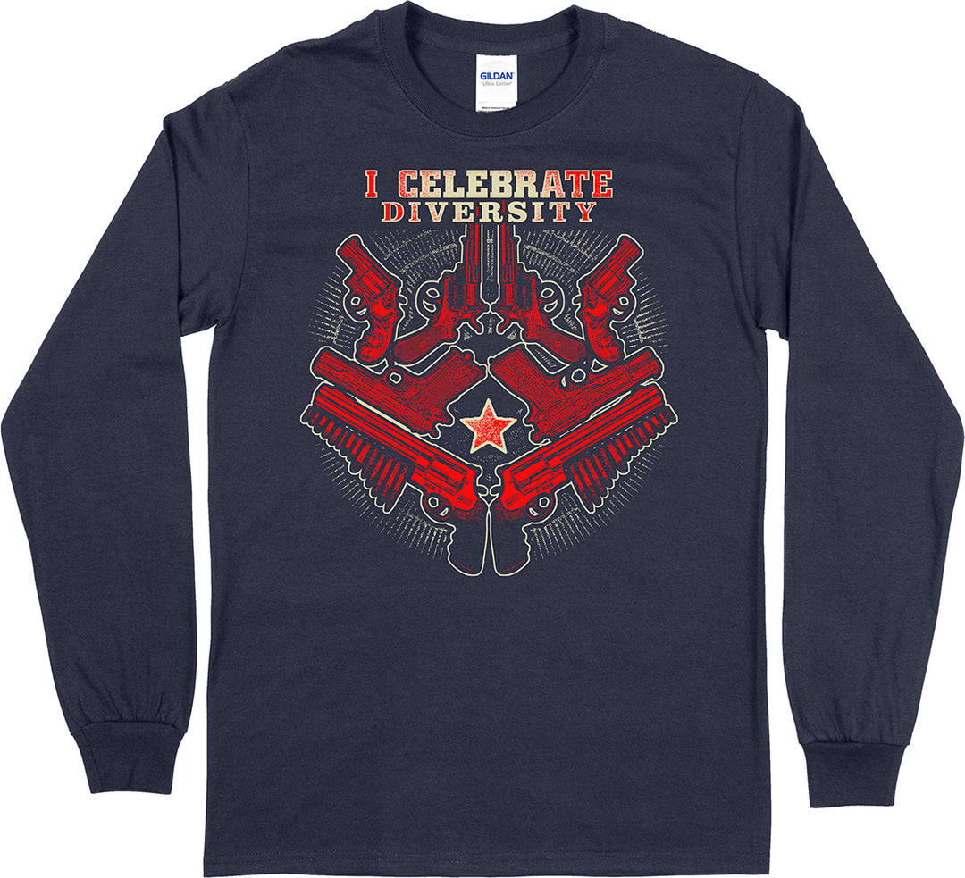 I Celebrate Diversity Long Sleeve T-Shirt