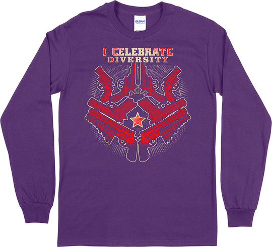 I Celebrate Diversity Long Sleeve T-Shirt