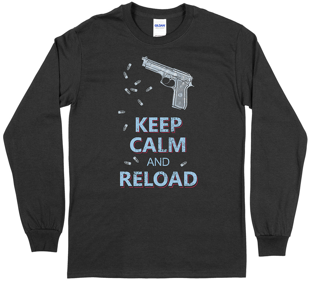 Keep Calm and Reload Long Sleeve T-Shirt