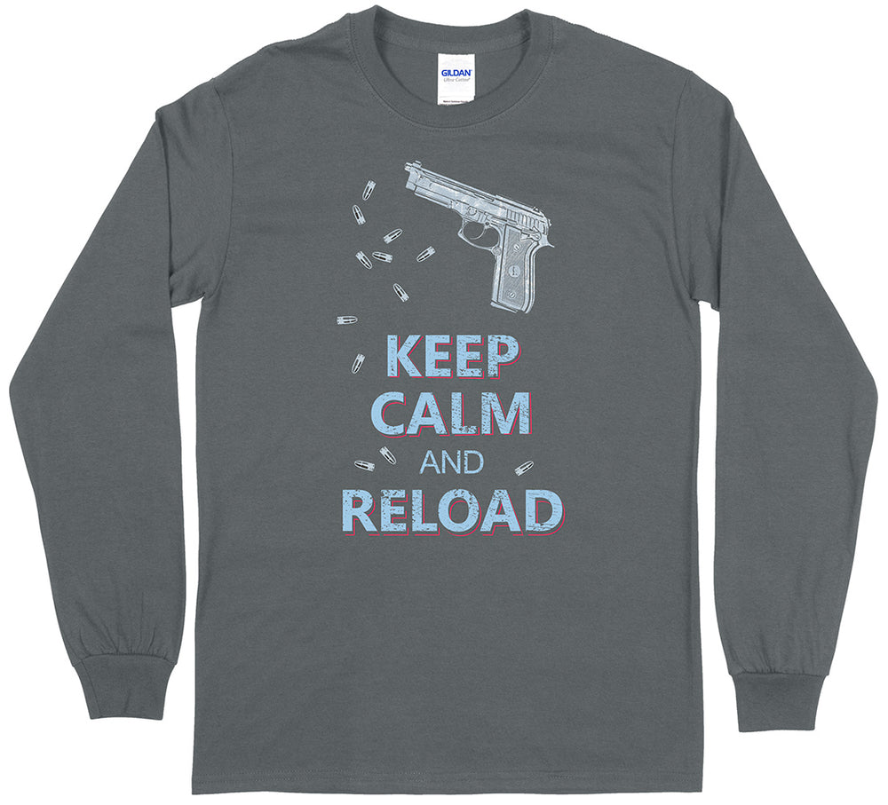 Keep Calm and Reload Long Sleeve T-Shirt