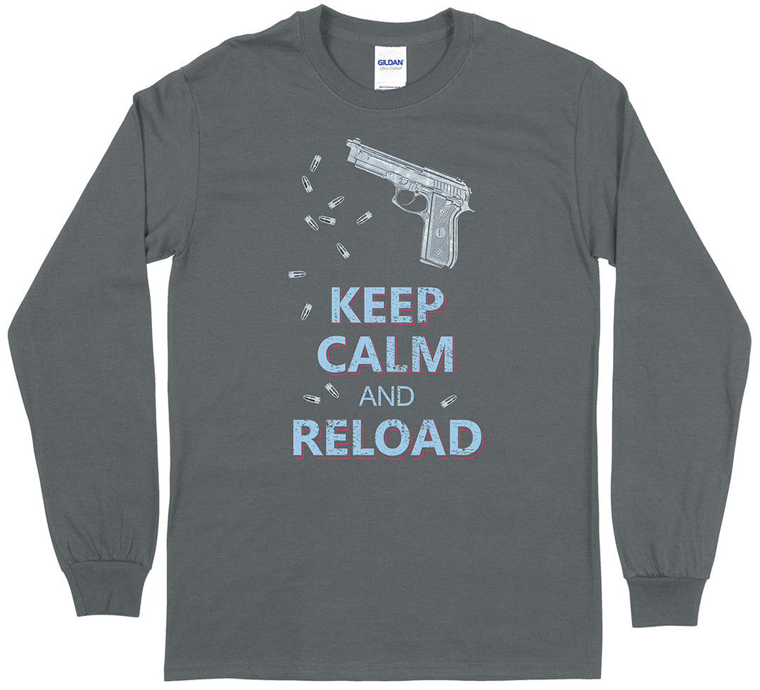 Keep Calm and Reload Long Sleeve T-Shirt