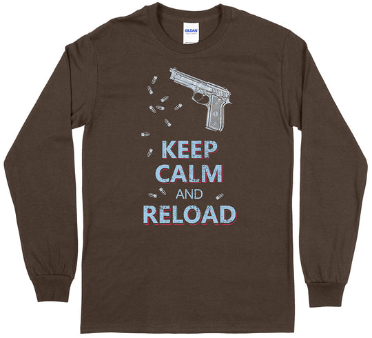 Keep Calm and Reload Long Sleeve T-Shirt