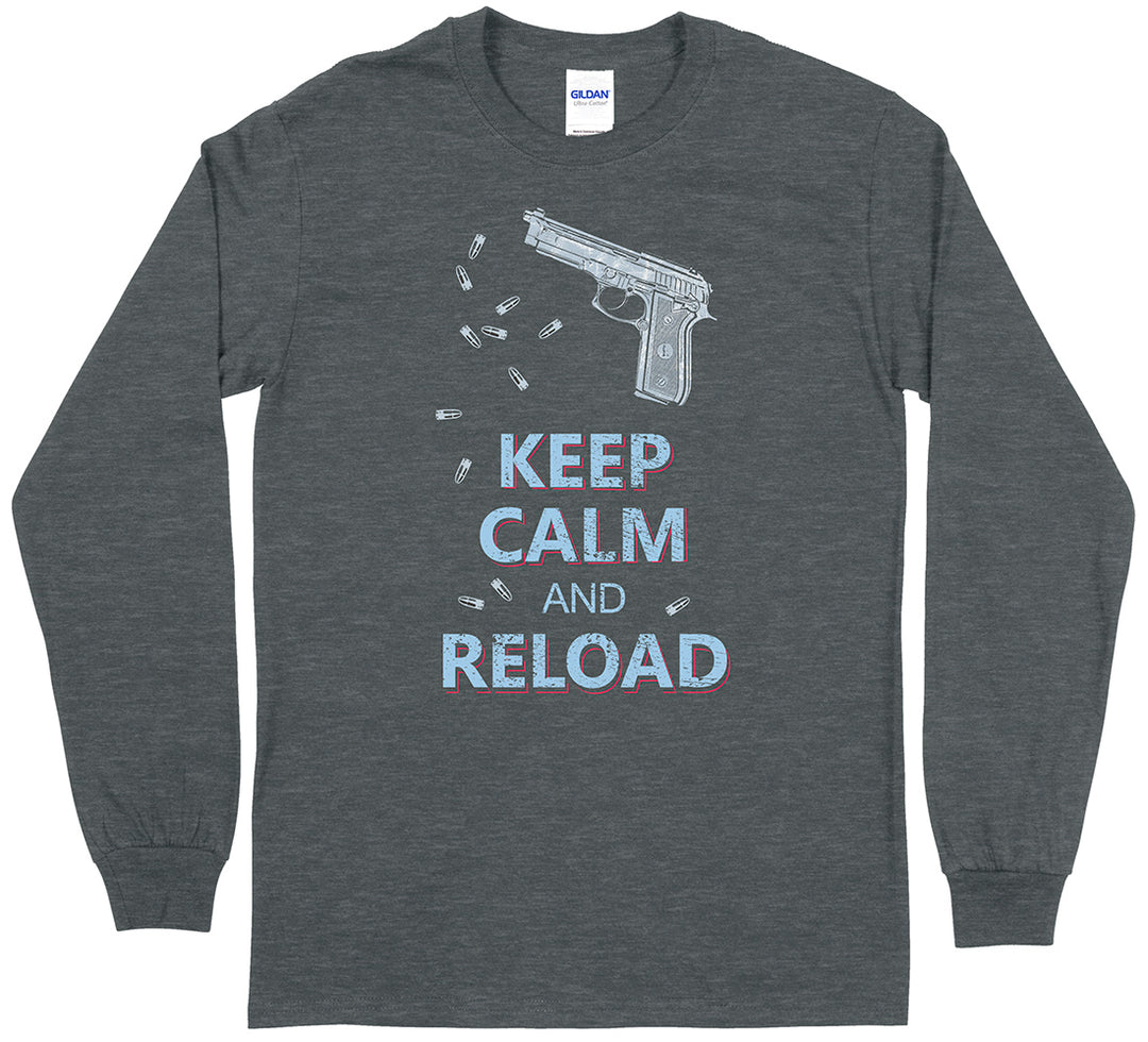 Keep Calm and Reload Long Sleeve T-Shirt