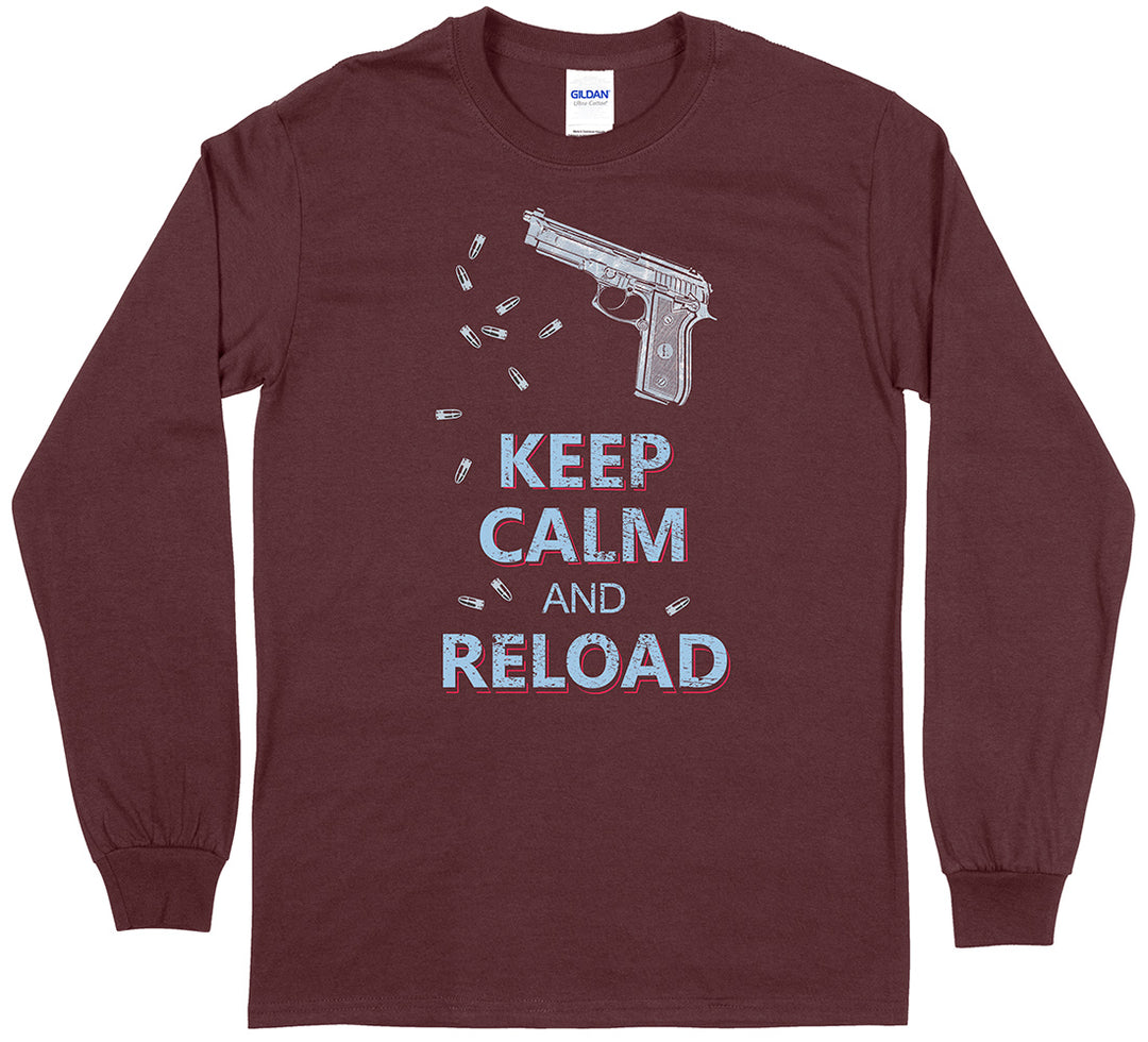 Keep Calm and Reload Long Sleeve T-Shirt
