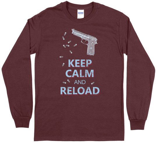 Keep Calm and Reload Long Sleeve T-Shirt