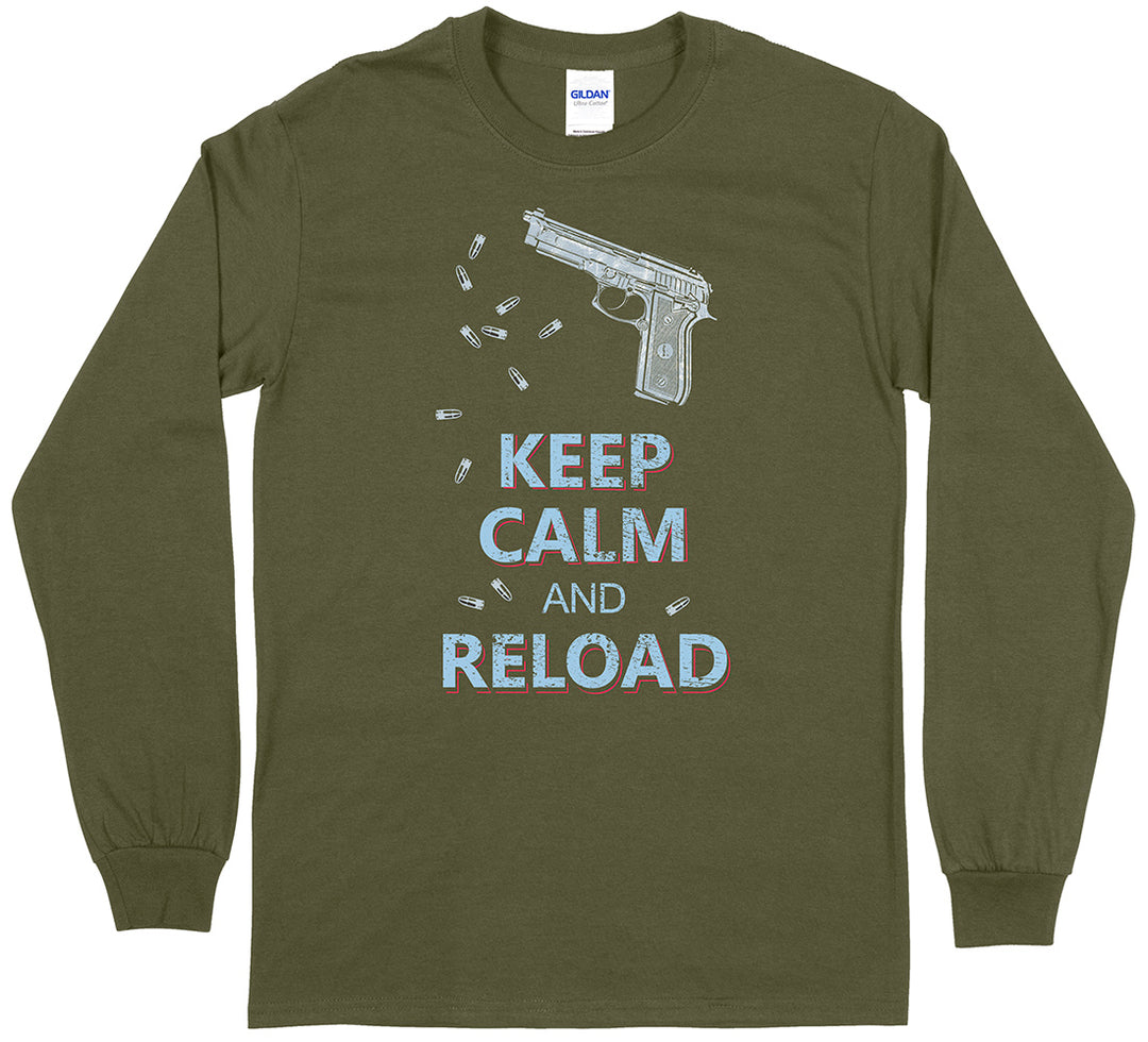 Keep Calm and Reload Long Sleeve T-Shirt