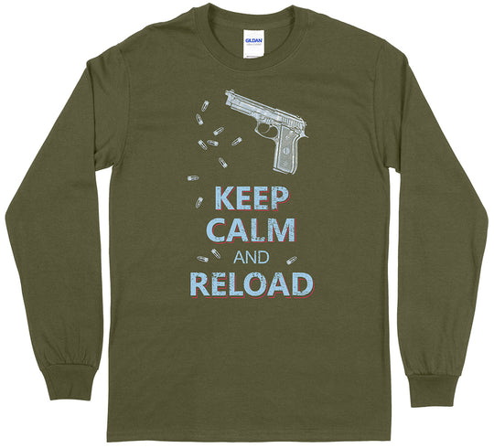 Keep Calm and Reload Long Sleeve T-Shirt