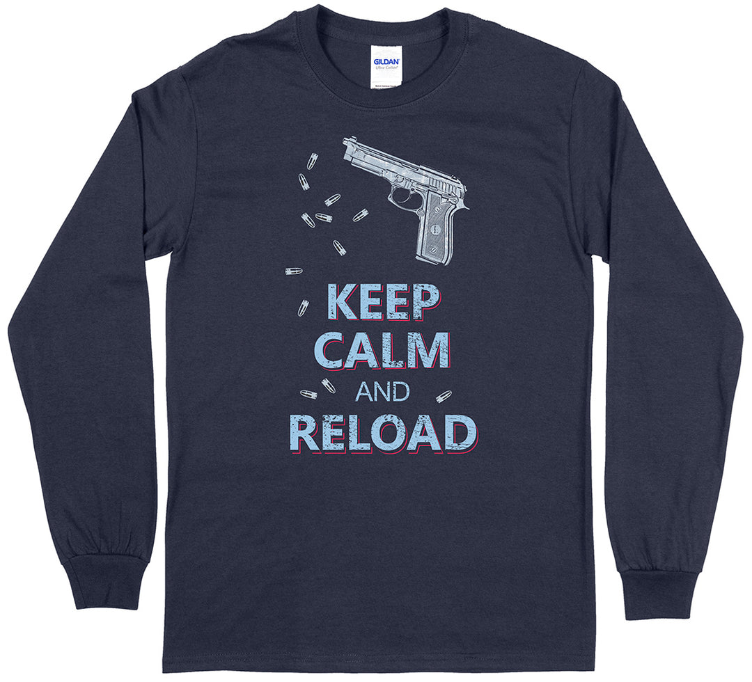 Keep Calm and Reload Long Sleeve T-Shirt