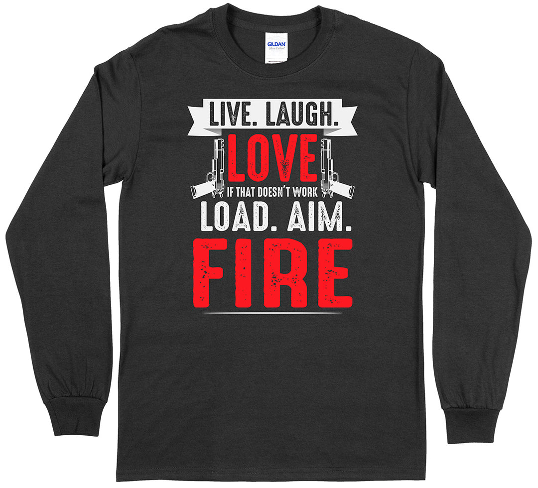 Live. Laugh. Love... Men Long Sleeve T-Shirt