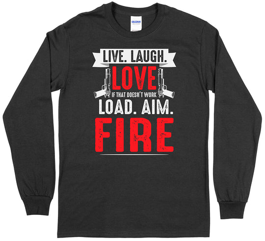 Live. Laugh. Love... Men Long Sleeve T-Shirt