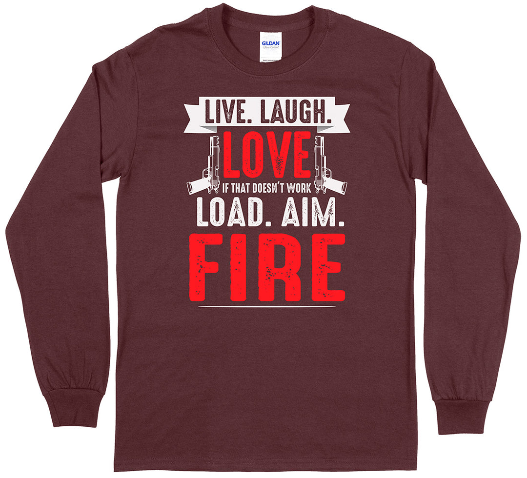 Live. Laugh. Love... Men Long Sleeve T-Shirt