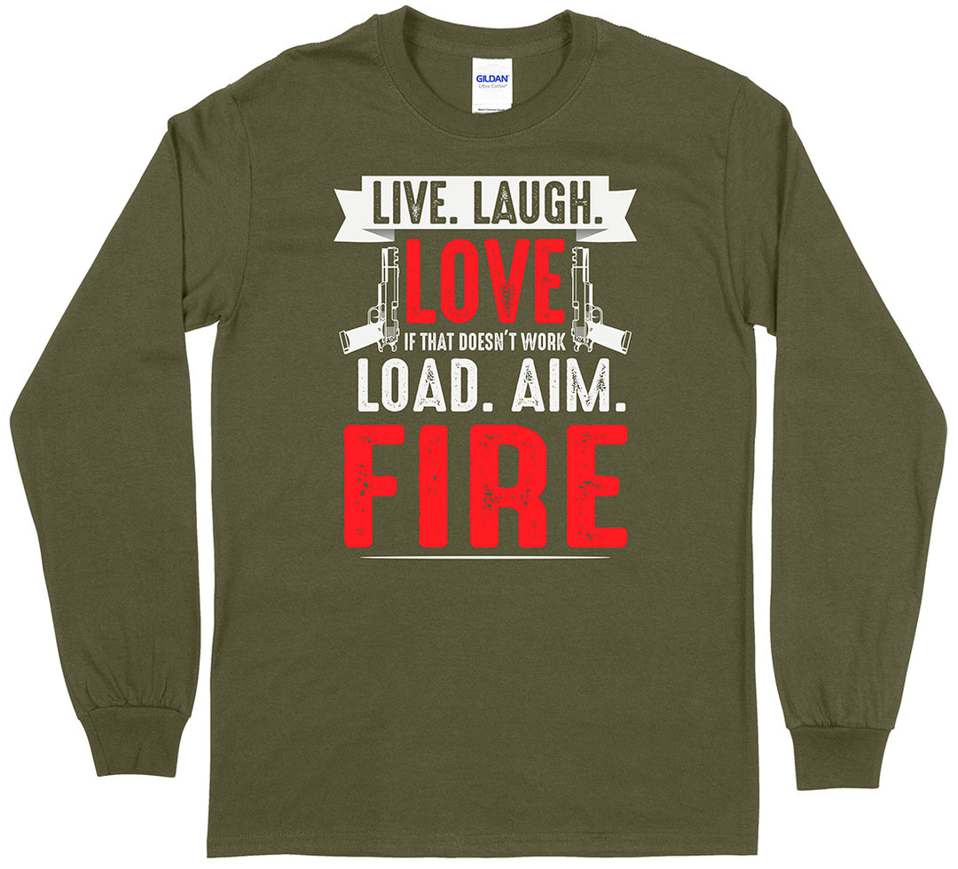 Live. Laugh. Love... Men Long Sleeve T-Shirt