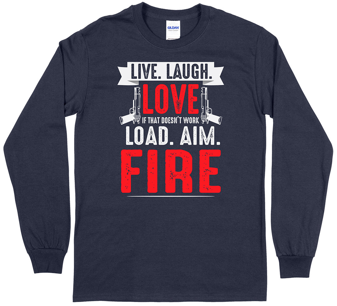 Live. Laugh. Love... Men Long Sleeve T-Shirt