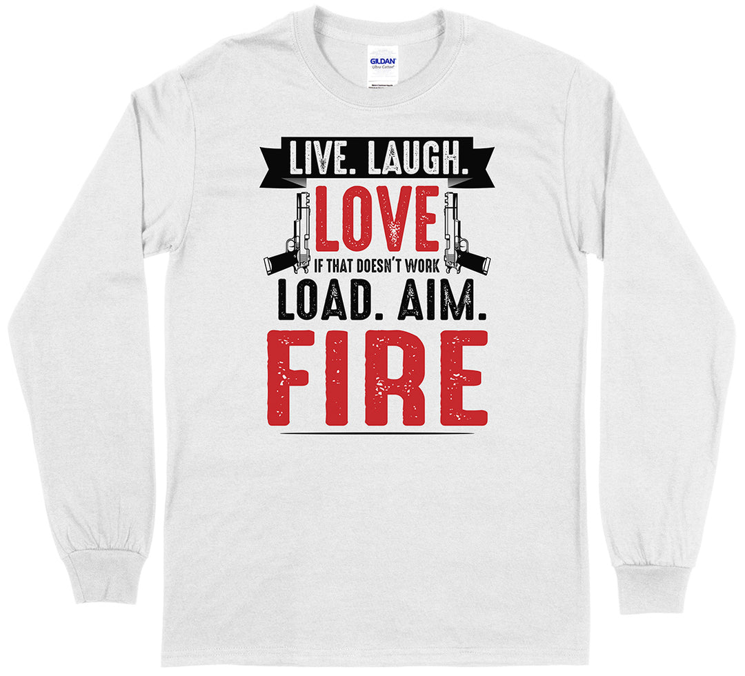 Live. Laugh. Love... Men Long Sleeve T-Shirt