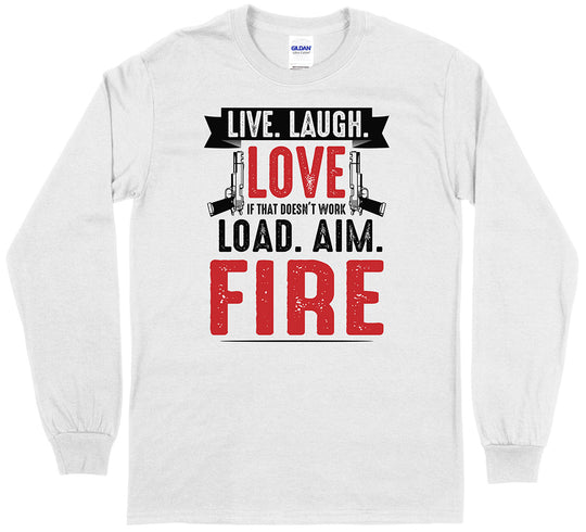 Live. Laugh. Love... Men Long Sleeve T-Shirt