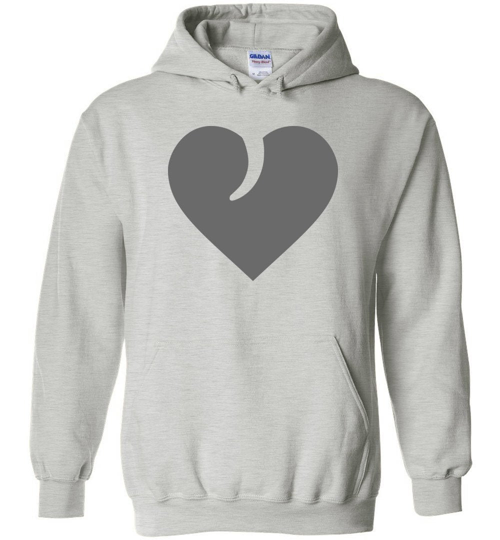 I Love Guns, Heart and Trigger - Men's 2nd Amendment Apparel - Ash Hoodie