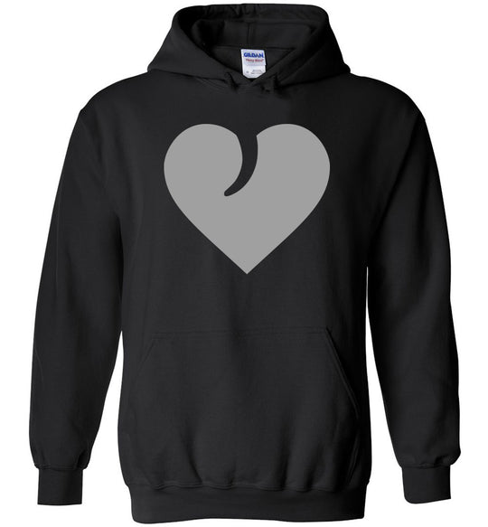 I Love Guns, Heart and Trigger - Men's 2nd Amendment Apparel - Black Hoodie