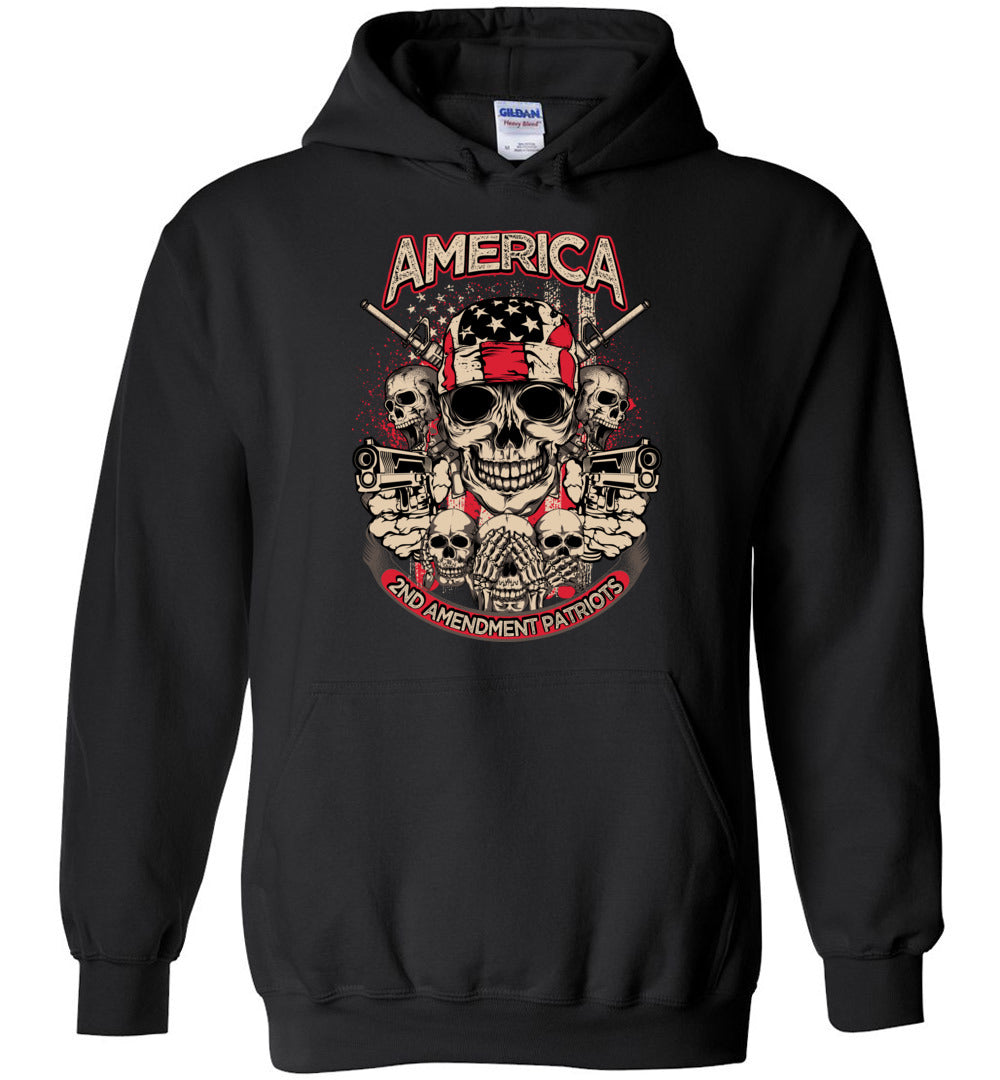 2nd Amendment Patriots - Pro Gun Men's Apparel - Black Hoodie