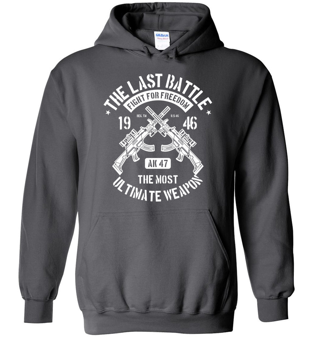 AK-47 The Most Ultimate Weapon - Men’s Pro Gun Hoodie - Charcoal