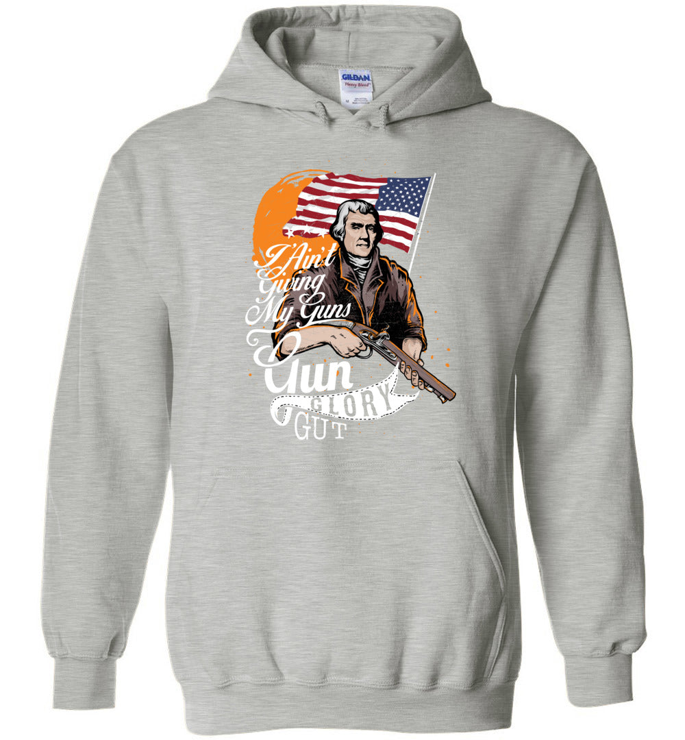 I Ain't Giving My Guns - Men’s 2nd Amendment Hoodie - Sports Grey