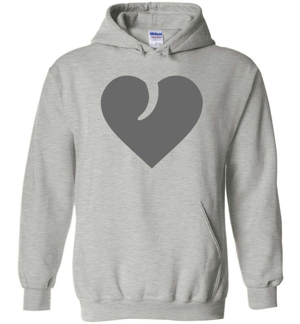I Love Guns, Heart and Trigger - Men's 2nd Amendment Apparel - Sports Grey Hoodie