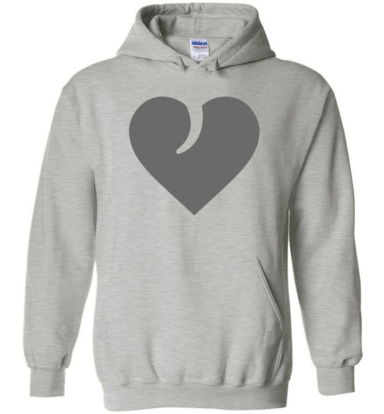 I Love Guns, Heart and Trigger - Men's 2nd Amendment Apparel - Sports Grey Hoodie