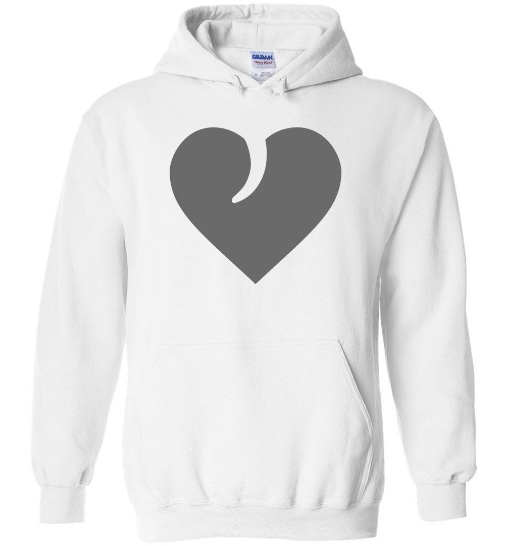 I Love Guns, Heart and Trigger - Men's 2nd Amendment Apparel - White Hoodie