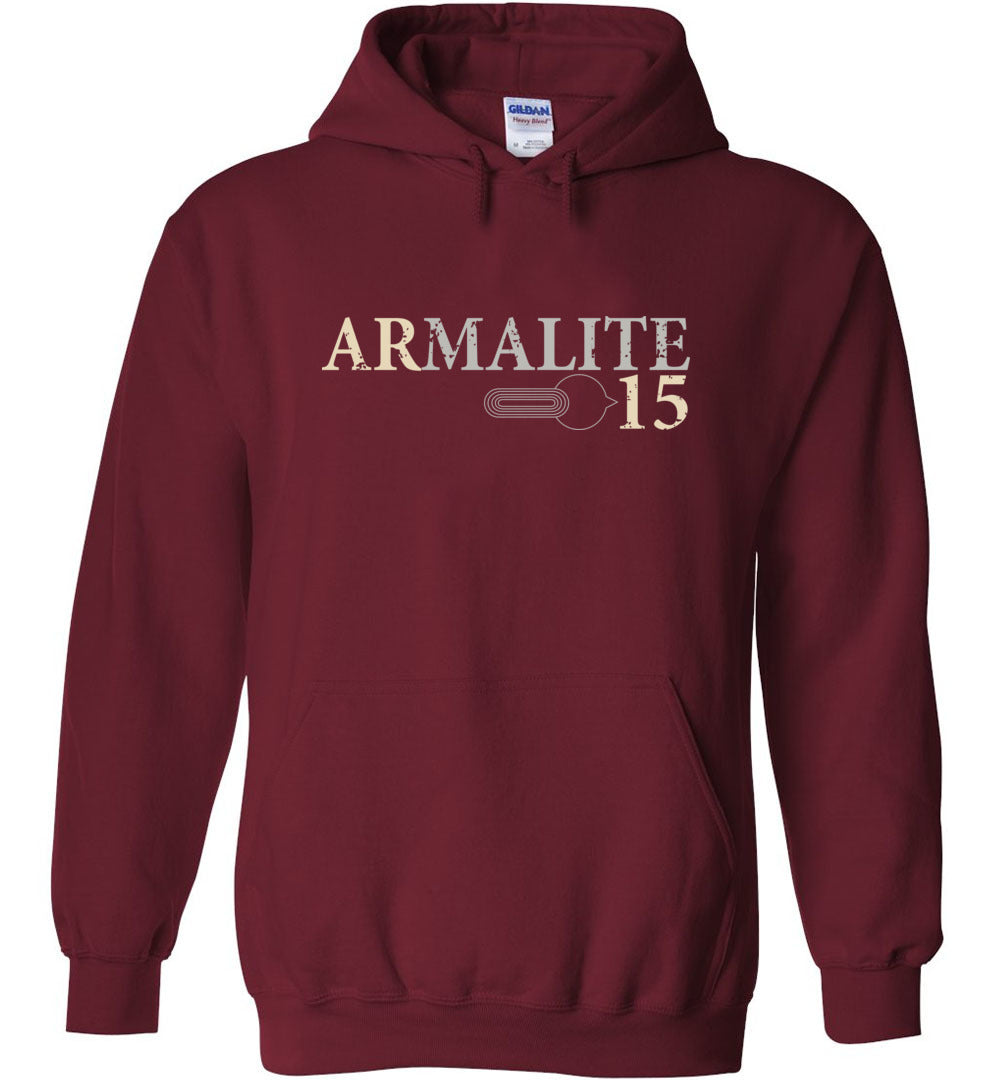 Armalite AR-15 Rifle Safety Selector Men's Hoodie - Garnet